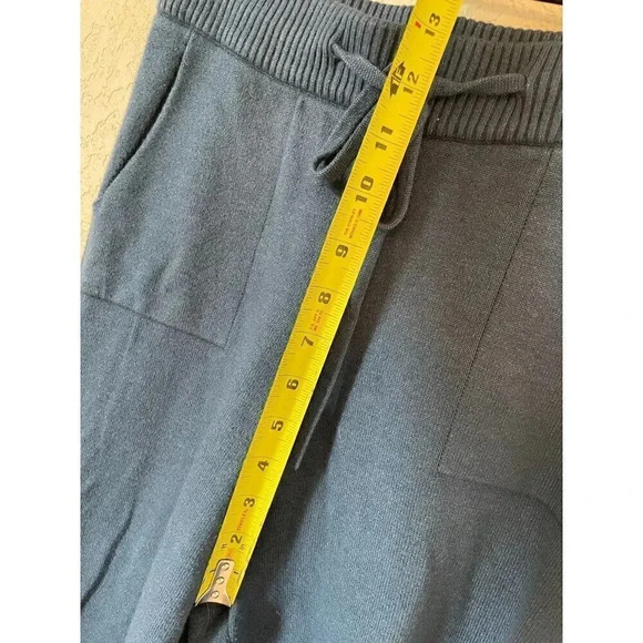 Blue Knit Lounge Sweater Joggers, Size Small - Picture 6 of 7